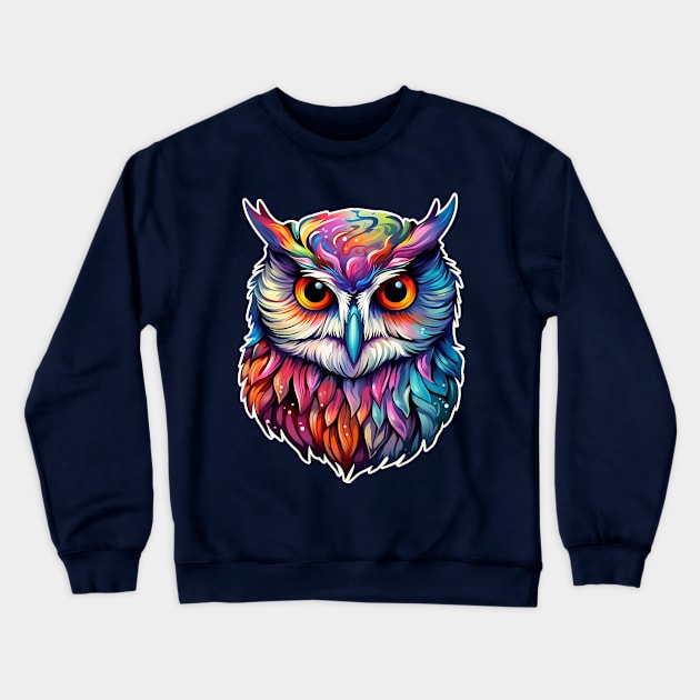 A beautiful owl Crewneck Sweatshirt by MARK ASHKENAZI